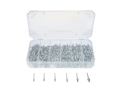 PARKSIDE Haken- und-Ösen / Schrumpfschlauch / Blindnieten / Dichtungsring / Schlauchklemmen / Flügelkopf-Schlauchklemmen-Sortiment 4052916770979