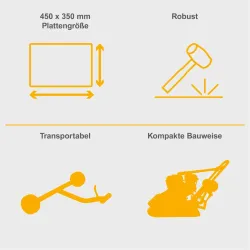 Rüttelplatte RP1200 Herkules 3537 832