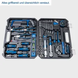 Werkzeugkoffer WZK120 Scheppach gefüllt 2625 625
