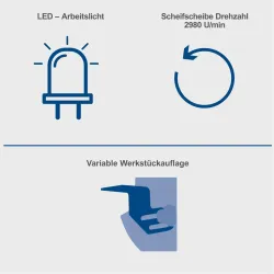 Doppelschleifer SM150LB mit Bürste 1996 488