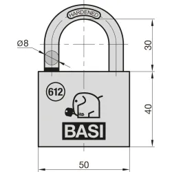 BASI Vorhängeschloss VS Spar-Set 4-tlg 12819 3236