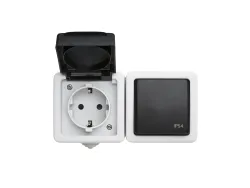PARKSIDE® Schalter und -Steckdosen IP54 Feuchtraum 4052916300589
