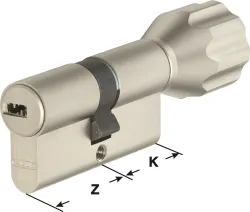 ABUS Profilzylinder ABUS EC660 ECK660 Knaufzylinder 4251213812423