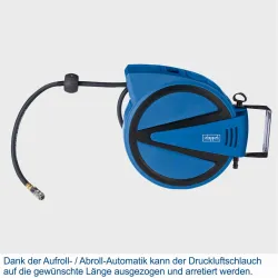 Automatik Druckluft Schlauchtrommel AHR15 Scheppach 1376 353