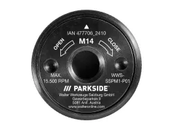 PARKSIDE® Metall-Trennscheiben 25-teilig mit Schnellspannmutter 22342 6784