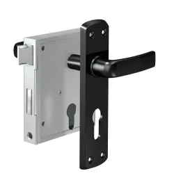 Stumpfdrückerschloss SDS 130 Schwarz 4002730112530