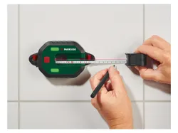 PARKSIDE® Laser-Wasserwaage PLLM 10 A1 mit LED-Anzeige und Maßband 4052916120170