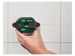 PARKSIDE® Laser-Wasserwaage PLLM 10 A1 mit LED-Anzeige und Maßband 32360 9764