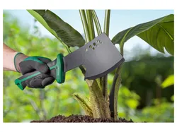PARKSIDE® Handspaten mit Wurzelsäge / Hippe / Handbeil 4052916613627