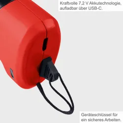 Akku-Gras- und Strauchschere GHS7.2 Scheppach 37470 11454