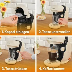 BOSCH Kapselmaschine One-Touch Bedienung 10534 2807