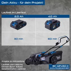 Akku-Rasenmäher BC-MP430-X Scheppach 36097 10839