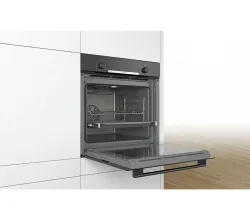 BOSCH Induktions Herd-Set Bosch Autark Einbau Schwarz 11411 2956