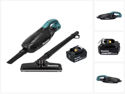 Makita Akku-Handstaubsauger DCL 182 T1 B Schwarz 4064677037284