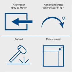 Abricht- & Dickenhobelmaschine HMS1070 Scheppach 31869 9616