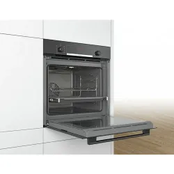 BOSCH Elektro-Herd-Set Bosch Autark Schwarz Backofen 10345 2760