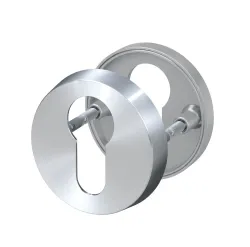 Profilzylinder Rosettenpaar ZBR 3110 Edelstahl 4026434153873