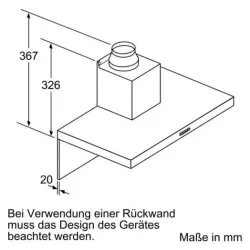 Bosch Dunstabzugshaube DWB66BC60 Serie 2 25832 3431