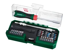 PARKSIDE® Ratschen-Schraubendreher Bit-Set in Kunststoffbox 4335754060915