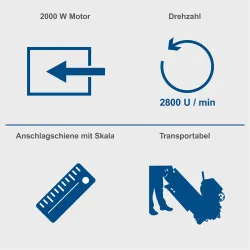Steintrennmaschine HSM4000 Scheppach 18471 5681