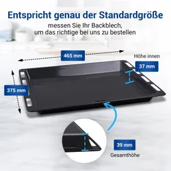 BOSCH Backblech Blech 00574912 HEZ332003 HEZ332073 Metall emailliert 4251979212307