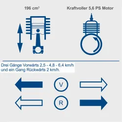 Dumper DP3000 Scheppach 225 119