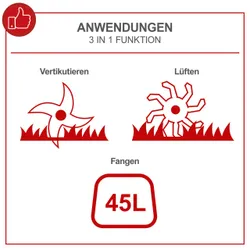 Vertikutierer SC50Vario scheppach 4046664174288
