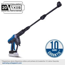 Akku Hochdruckreiniger C-HPG35X Scheppach verstellbare Düse 4046664267980