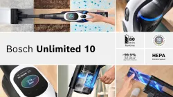 BOSCH Akku-Stielstaubsauger Unlimited 10 BTS1042WAC MicroClean™ 20516 6151