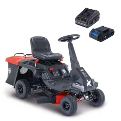 Benzin-Aufsitzrasenmäher MR200-61 Scheppach - 4,8PS | 61cm Schnittbreite | 150L Fangsack | 2600m² Rasenfläche 4046664271772