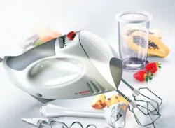 BOSCH Handmixer CleverMixx MFQ3540 Edelst. Rührbesen/Knethaken 10192 2730