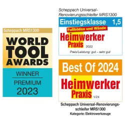 Satiniermaschine MRS1300 Scheppach mit Messingdrahtbürste 2599 622