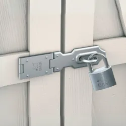 Sicherheitsüberfalle 1 Gelenk glanzverzinkt 4026434004038