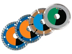 PARKSIDE® Winkelschleiferzubehör 20V PWSZ 20 A2 Diamant Trennscheiben 4-teilig 4055333024731