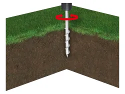PARKSIDE® Erd-Schlauchaufroller mit Arretierfunktion 15555 3996