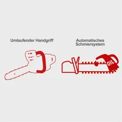 Benzin Kettensäge CSP560S Scheppach 27178 8333