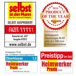 Tauchsäge PL55 SE Scheppach 18102 5588