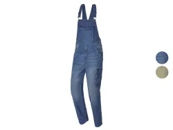 PARKSIDE® Herren Latzhose im Workwear-Style blau, braun 100386858