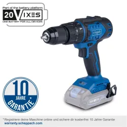 Akku-Schlagbohrmaschine BC-CD60-X Scheppach Brushless 4046664218043