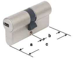 ABUS Profilzylinder EC550 Doppelzylinder N+G Verschiedenschließend 0610098144786