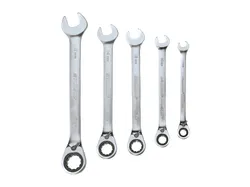 PARKSIDE® Gabel- und Ratschen-Ringschlüsselsatz Gekröpft 4052916833711