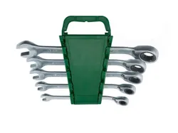 PARKSIDE® Gabel- und Ratschen-Ringschlüsselsatz Gekröpft 4052916833711