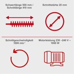 Scheppach Elektro-Teleskop-Heckenschere ETHT1000 1138 65