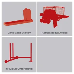 Holzspalter liegend PX-LS-7t Practixx 230V inkl. Untergestell 1920 471