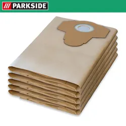 Parkside Staubsaugerbeutel Papierfilterbeutel 30 L 7081411073374