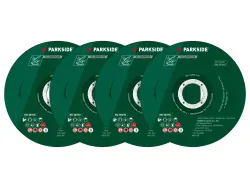 PARKSIDE® Winkelschleiferzubehör Aluminium-Trennscheibe 4tlg. 4052916350232