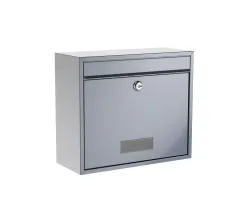 Briefkasten BK 900 Stahl Silber 4026434066791