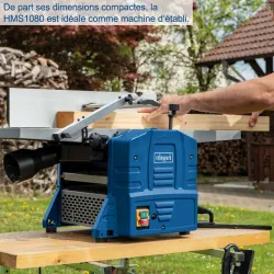 Abricht- und Dickenhobelmaschine HMS1080 Scheppach 4046664073734