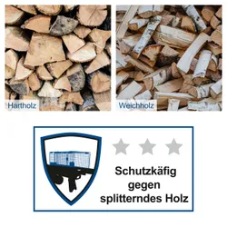 Holzspalter liegend HL760L Scheppach 32600 9825