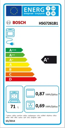 BOSCH Dampfbackofen Serie 8 HSG7261B1 Einbau-Dampfbackofen Schwarz mit Teleskopauszug nachrüstbar 4242005327171